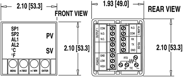 Front/Rear Views